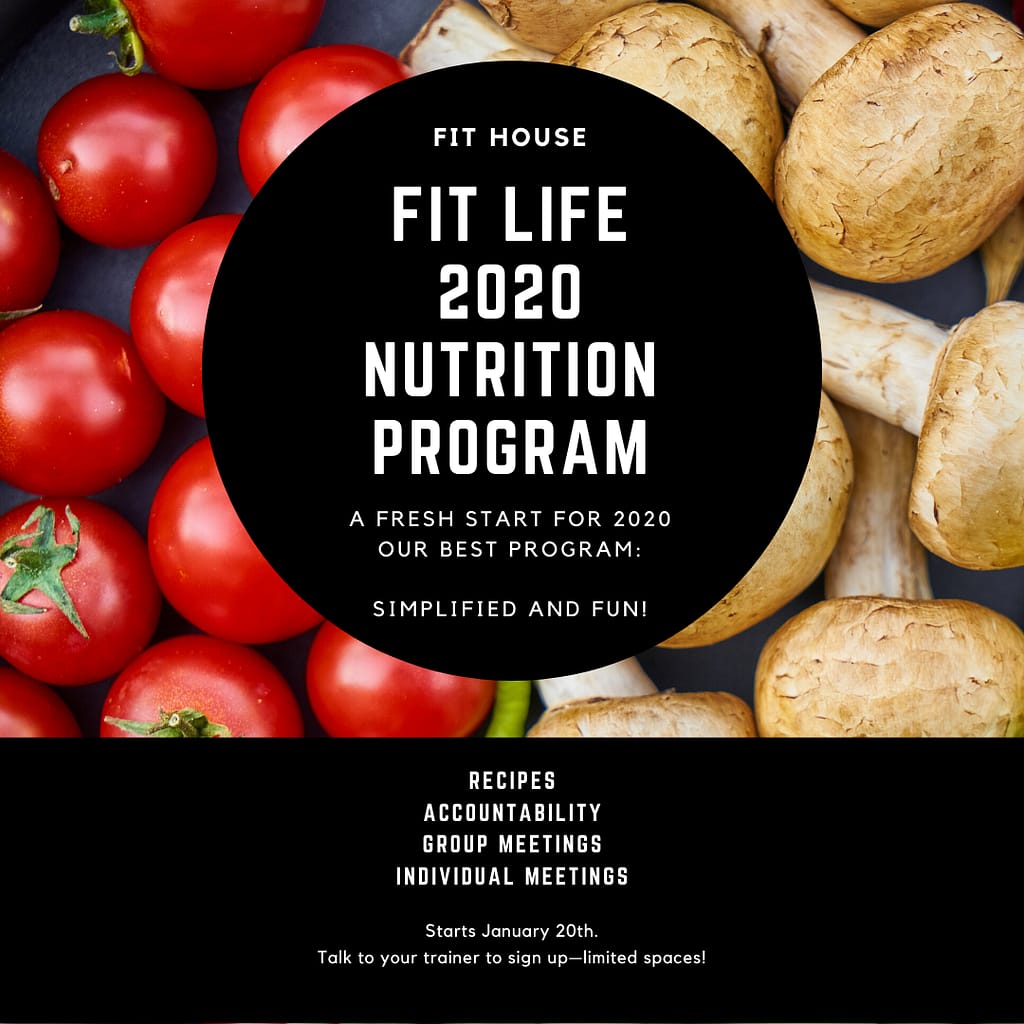 Fit Life 2020 Nutrition Program