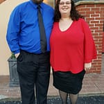 Miek and Denise before lose weight